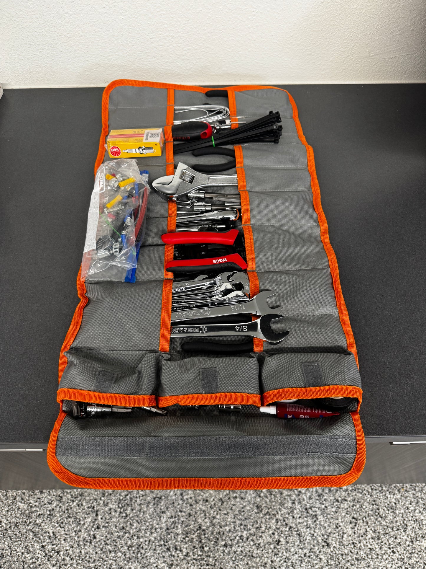FXR Bazaar Hog Tool Roll | Comprehensive 90-piece Harley and Evo-minded tools