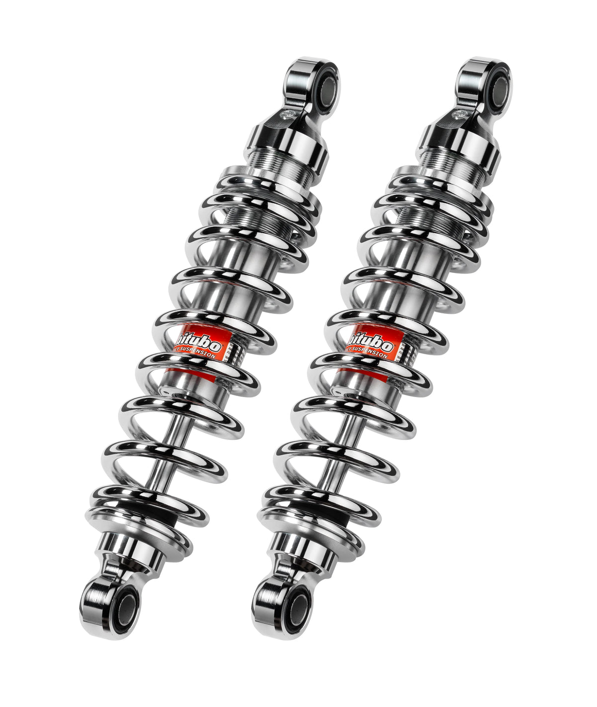 Bitubo | Twin Rear Shocks Adjustable Spring Preload for Dyna