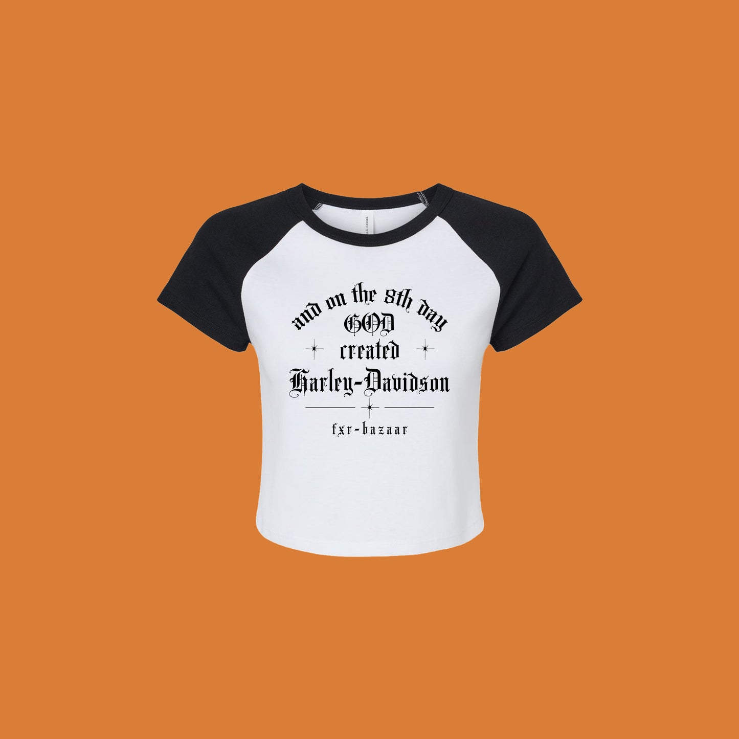8th Day | Women's FXR Bazaar Micro Rib Raglan Baby Tee