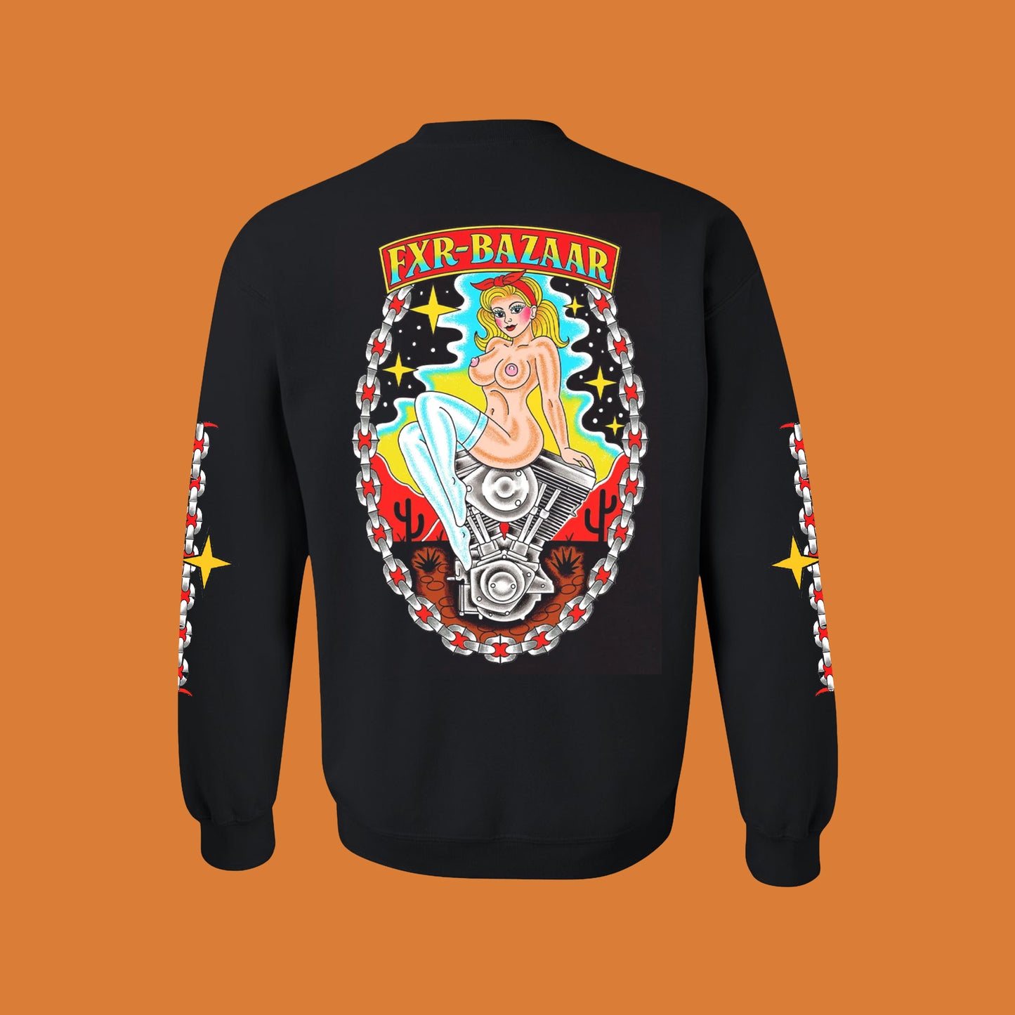 Blonde Evo | Men's FXR Bazaar Crewneck Pullover Sweatshirt