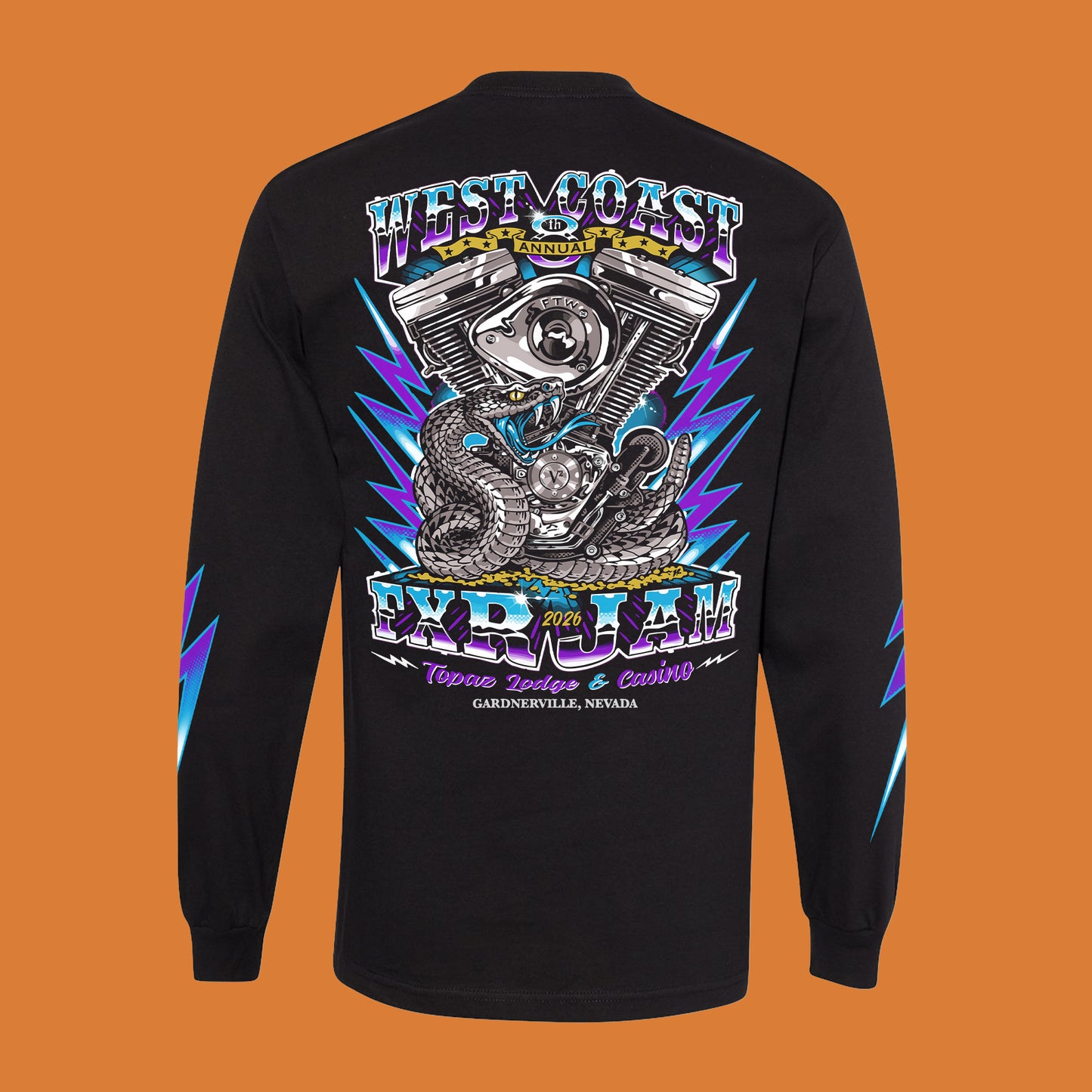 8th Annual 2026 West Coast FXR Jam | Men's FXR Bazaar Long Sleeve T-Shirt