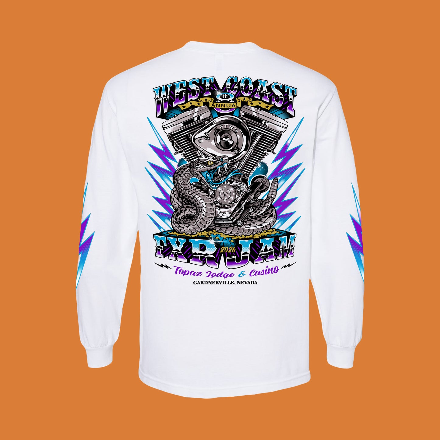 8th Annual 2026 West Coast FXR Jam | Men's FXR Bazaar Long Sleeve T-Shirt