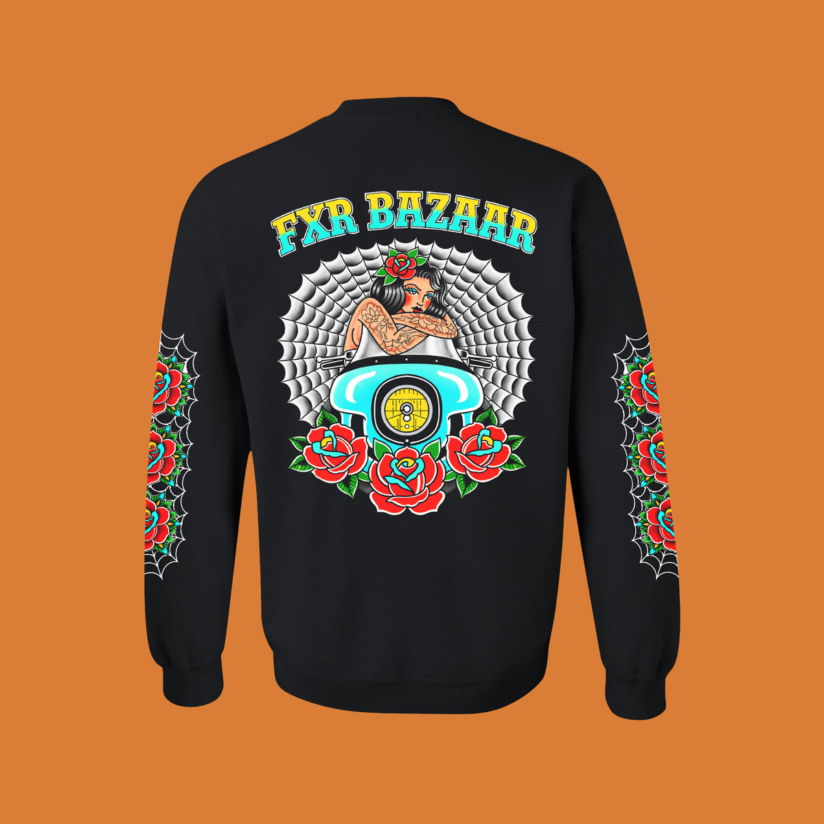 Ride or Die | Men's FXR Bazaar Crewneck Pullover Sweatshirt