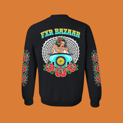 Ride or Die | Men's FXR Bazaar Crewneck Pullover Sweatshirt