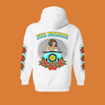 Ride or Die | FXR Bazaar Hooded Pullover Sweatshirt