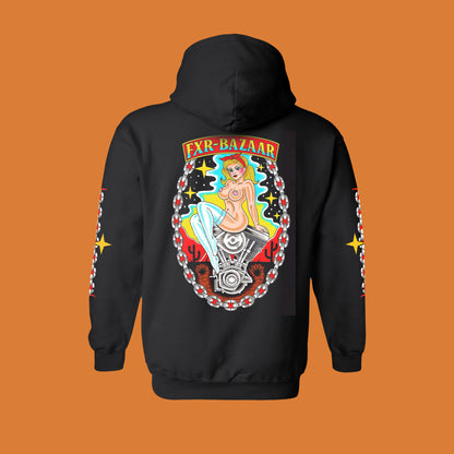 Blonde Evo | FXR Bazaar Hooded Pullover Sweatshirt