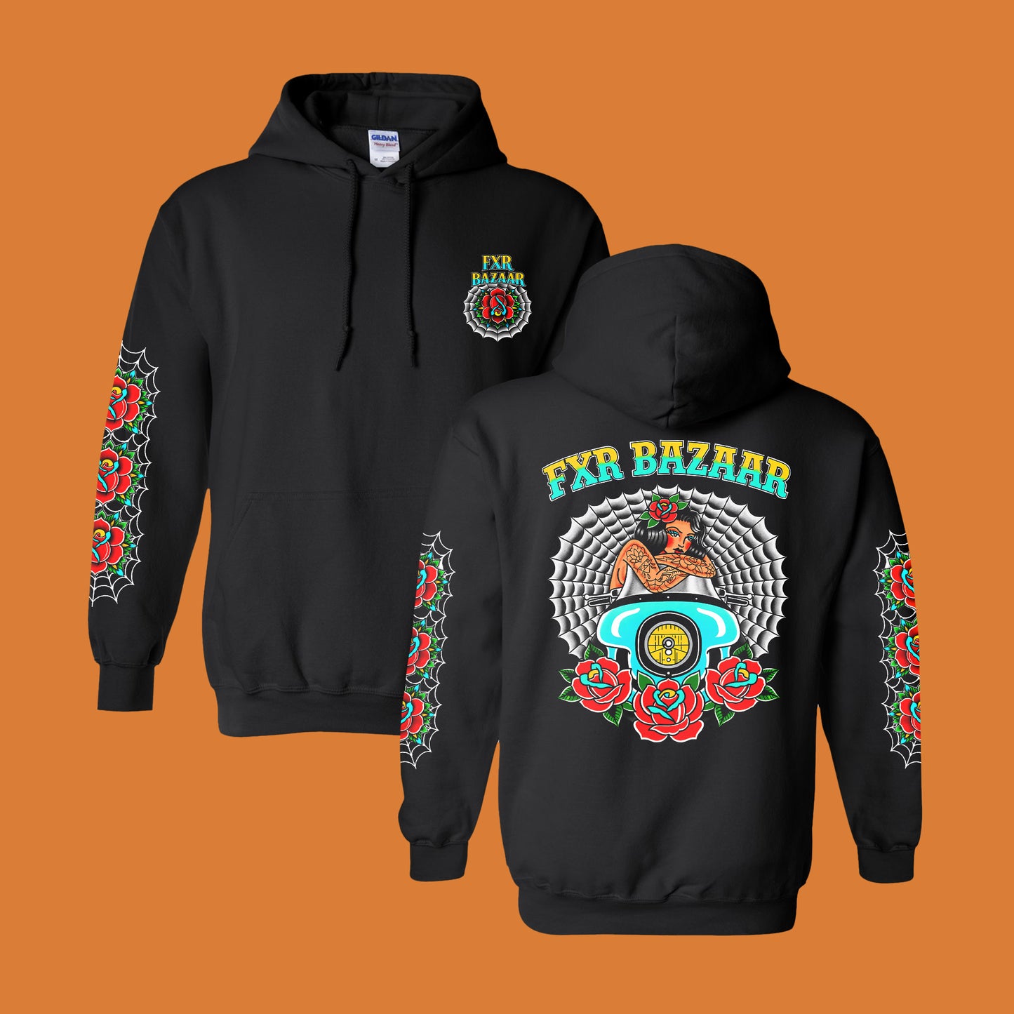 Ride or Die | FXR Bazaar Hooded Pullover Sweatshirt