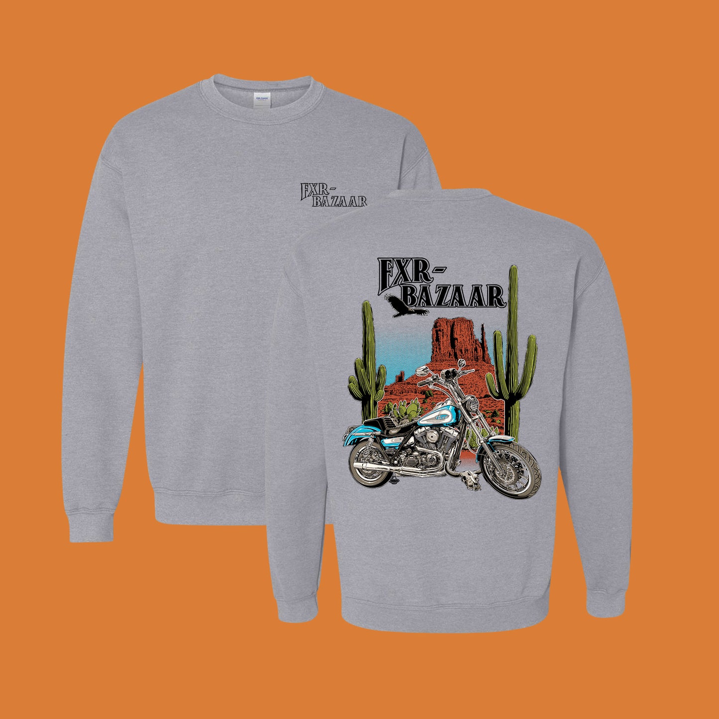 Desert Vibes | FXR Bazaar Crewneck Pullover Sweatshirt