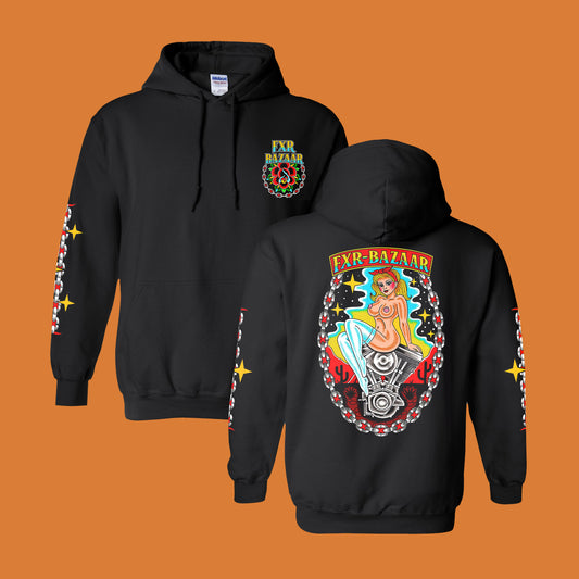 Blonde Evo | FXR Bazaar Hooded Pullover Sweatshirt