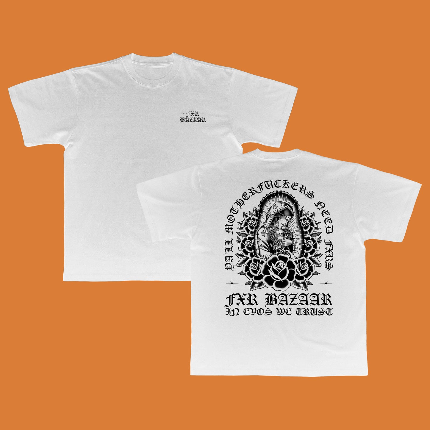 Evo Tombstone | FXR Bazaar Short Sleeve T-shirt (Wht)