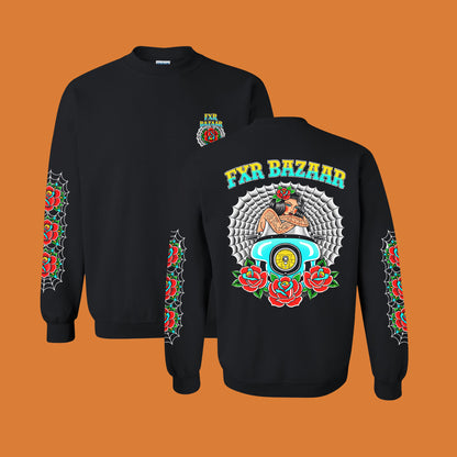 Ride or Die | Men's FXR Bazaar Crewneck Pullover Sweatshirt