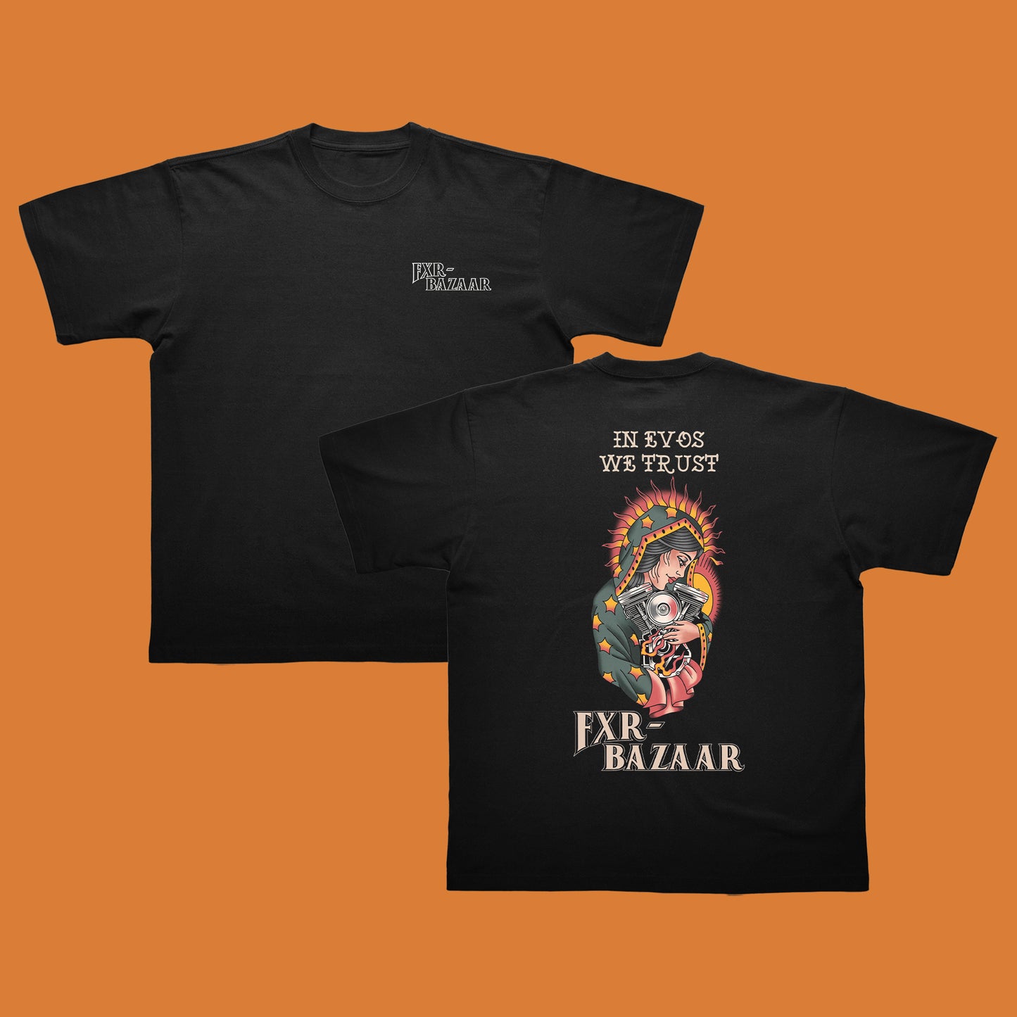 In Evos We Trust | FXR Bazaar Short Sleeve T-shirt