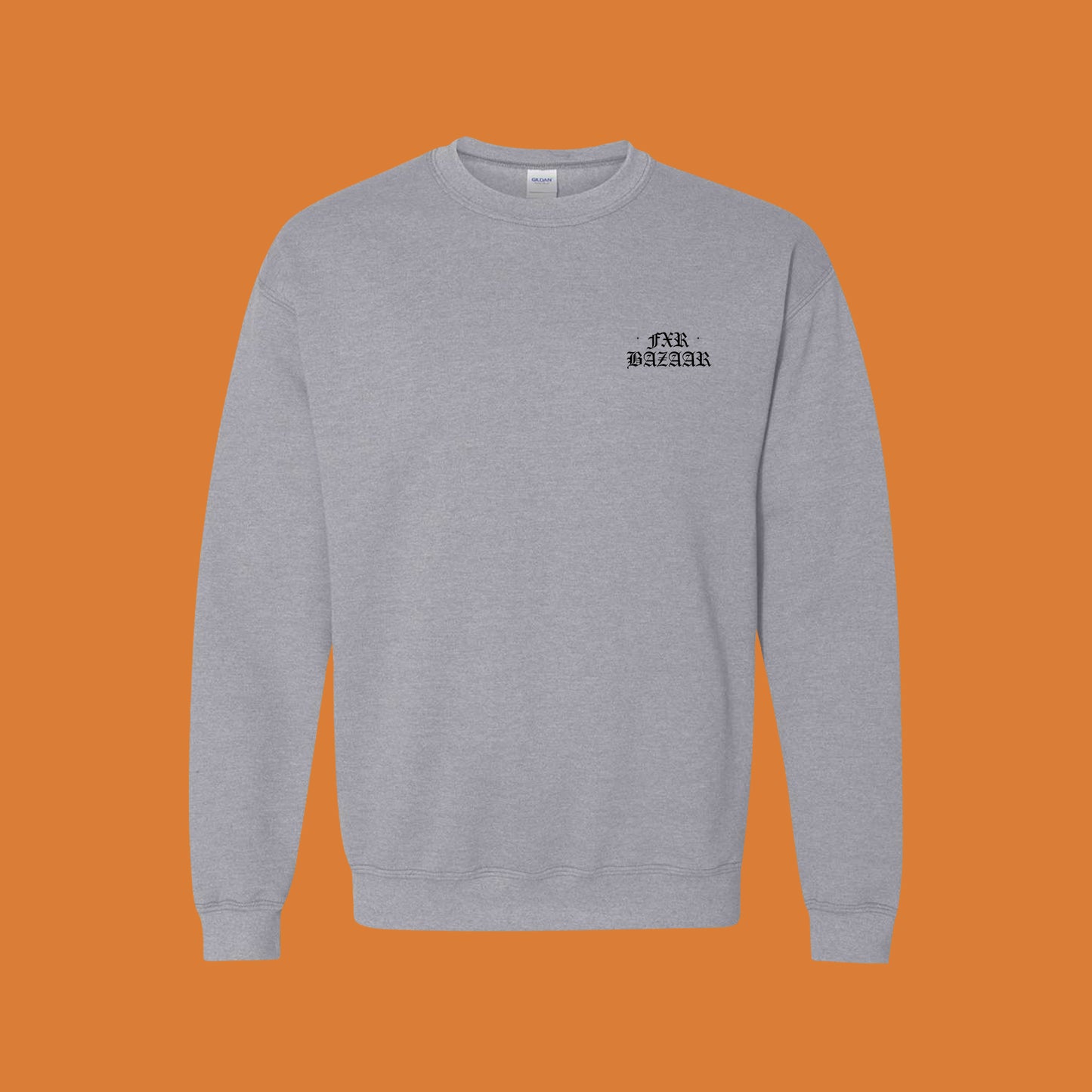 Evo Tombstone | FXR Bazaar Crewneck Pullover Sweatshirt (Gray)