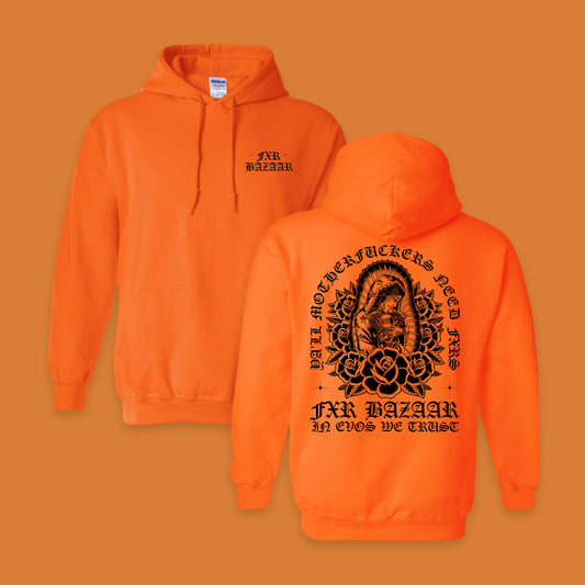Evo Tombstone | FXR Bazaar Hooded Pullover Sweatshirt (High-Viz Orange)