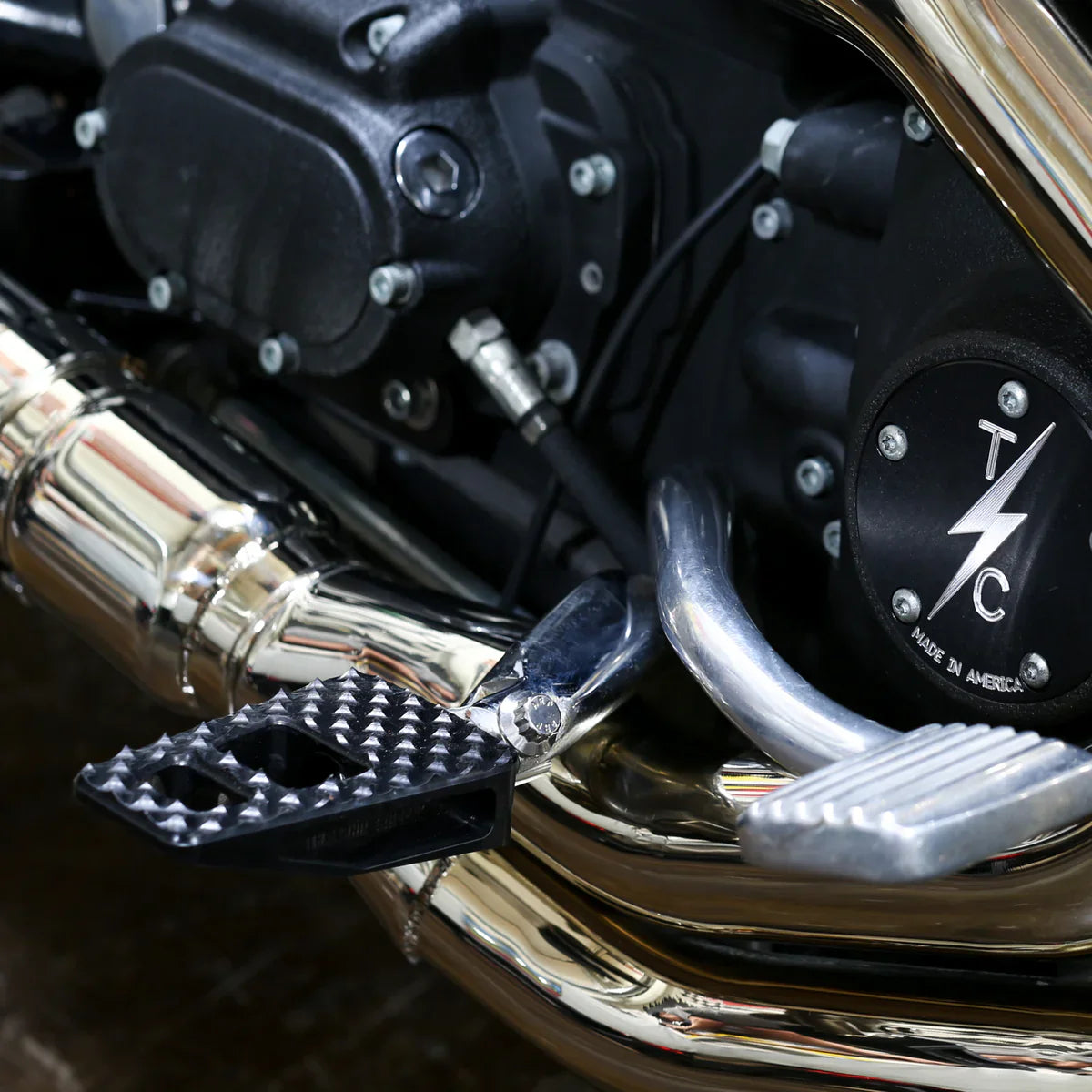 Thrashin Supply Co. P-54 Footpegs - 2.25" | Front/Rear | Dyna / FXR / Sportster / Softail / Touring