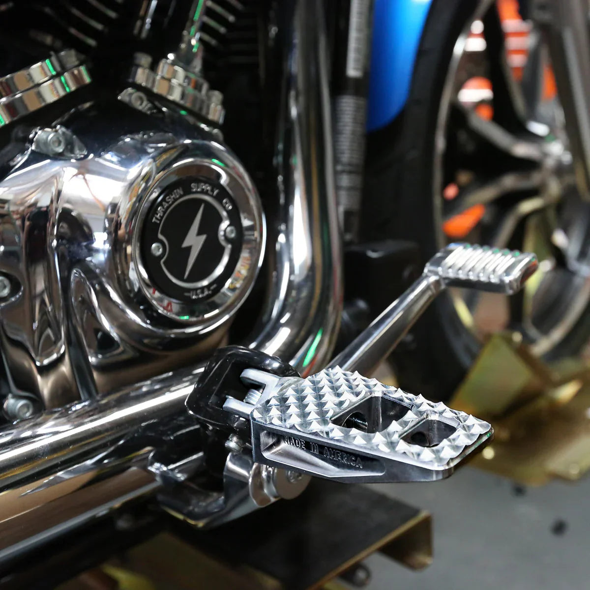 Thrashin Supply Co. P-54 Footpegs - 2.25" | Front/Rear | Dyna / FXR / Sportster / Softail / Touring