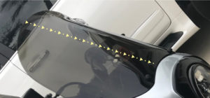 Recurved Tinted Windshield for Harley-Davidson FXDXT T-SPORT