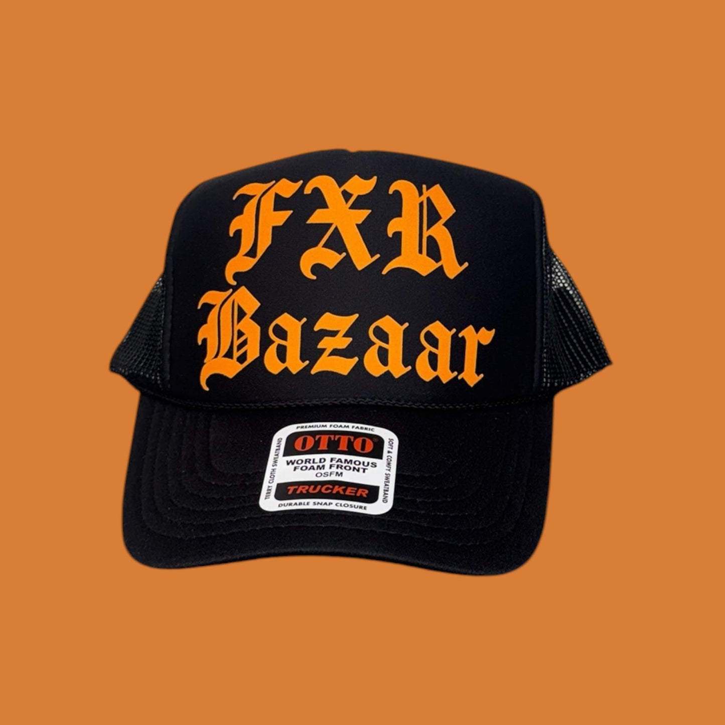 FXR Bazaar Old English | 5-Panel OTTO Trucker Hat