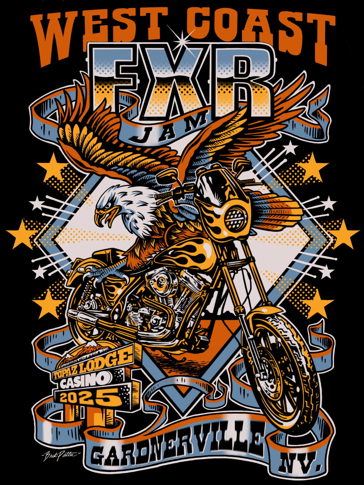 2025 West Coast FXR Jam | Men's FXR Bazaar Short Sleeve T-Shirt